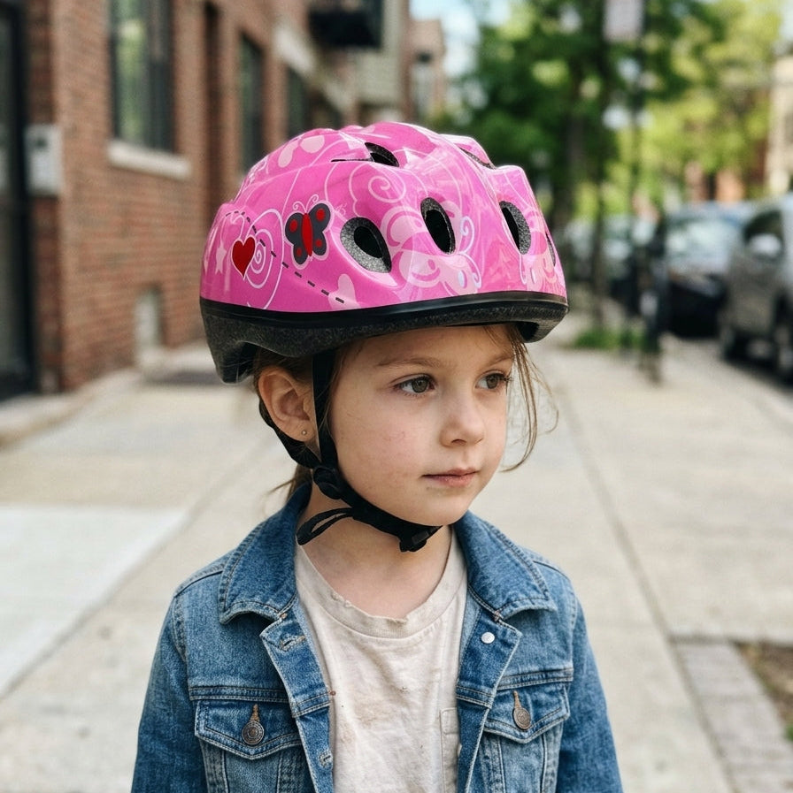CHANTY Kids Helmet – Pink Butterfly