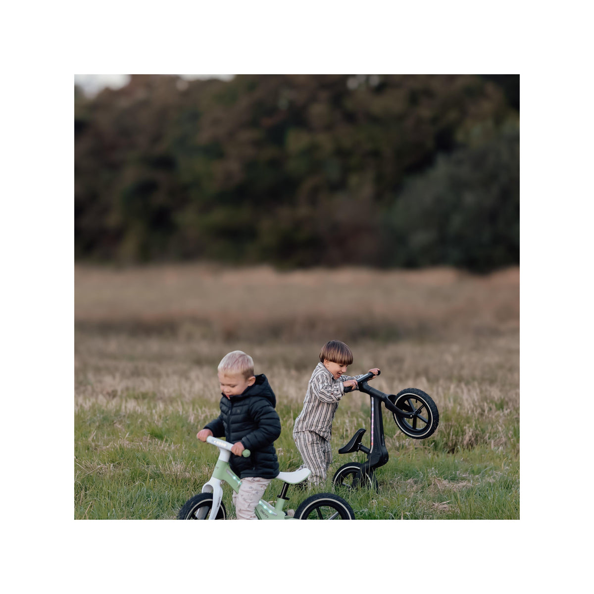Chanty Go Green Balance Bike | With Integrated Light