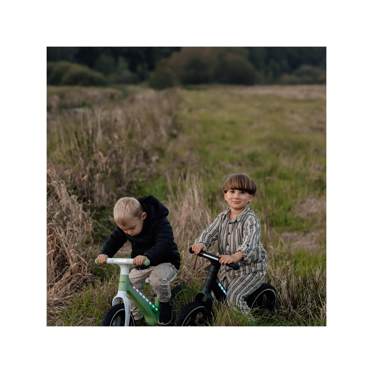 Chanty Go Green Balance Bike | With Integrated Light