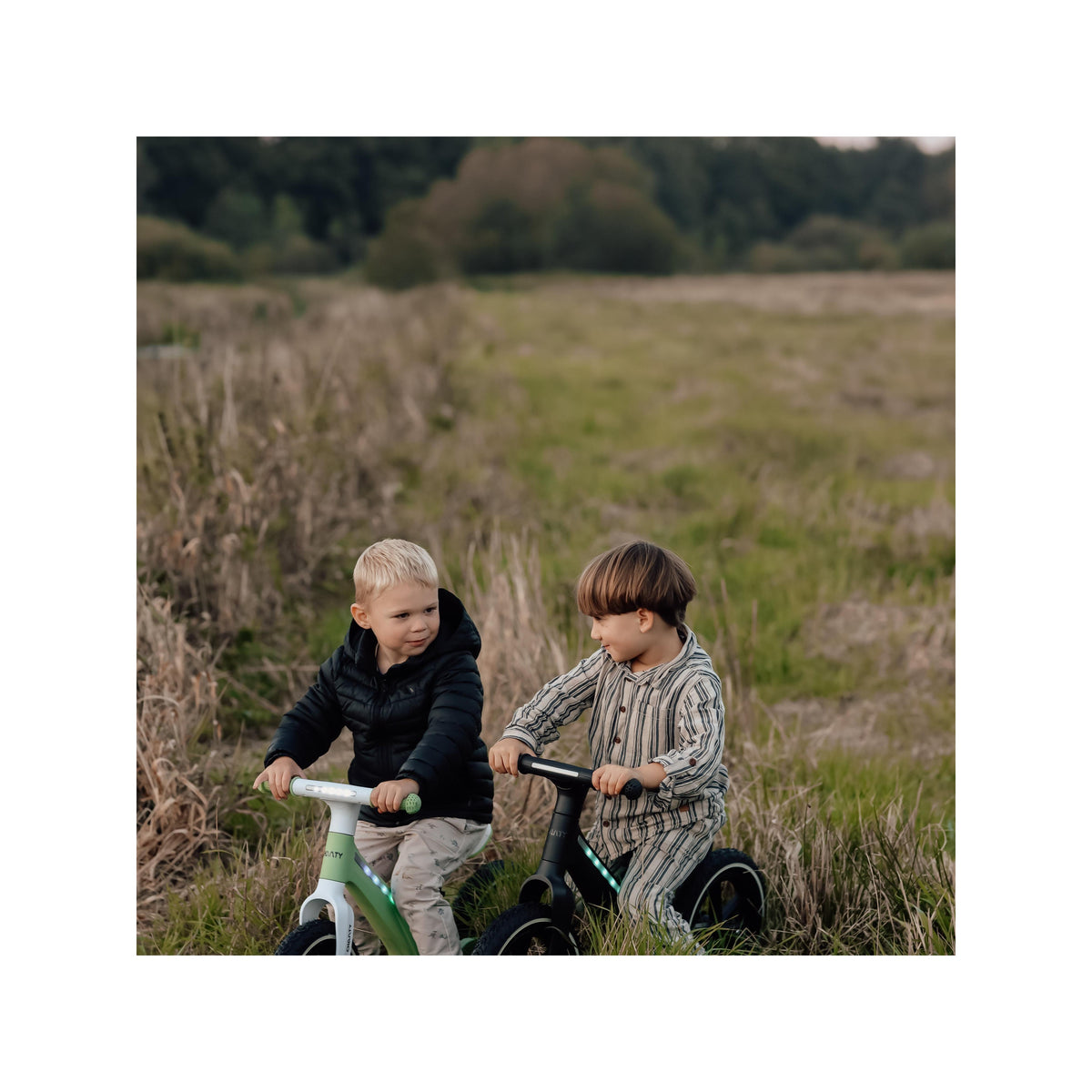 Chanty Go Green Balance Bike | With Integrated Light