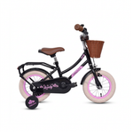 CHANTY Lovely 12" Black Girls Bike | 2-4 Years |
