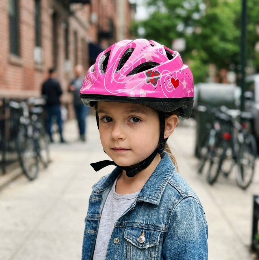 Chanty Children's Helmet – Pink Butterfly