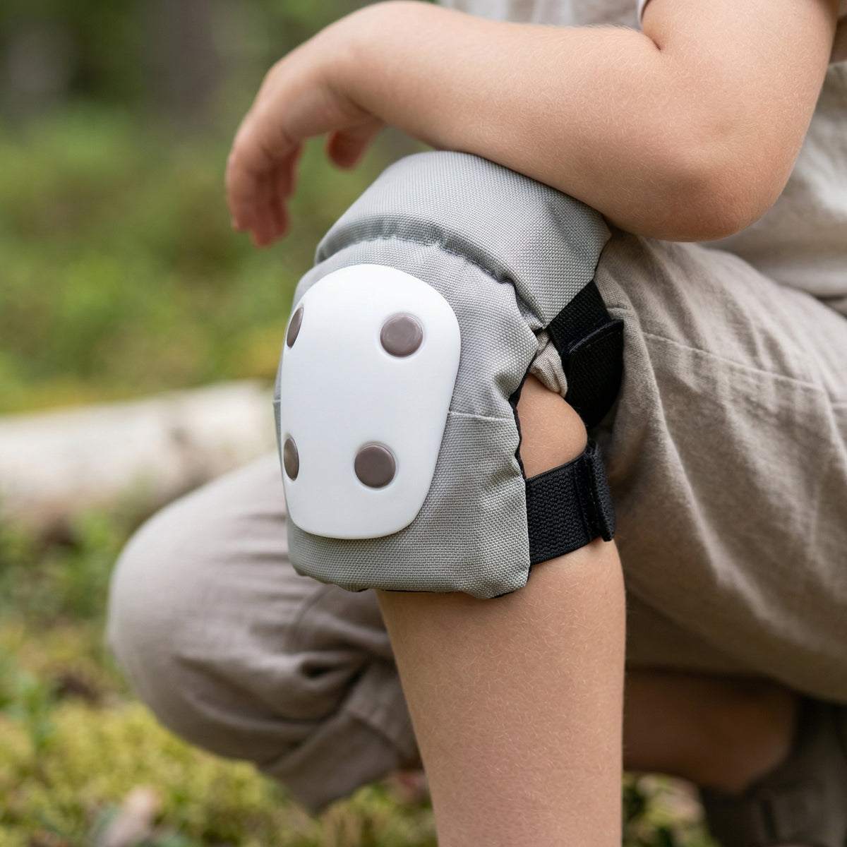 CHANTY Kids Helmet + Pads – Sand Beige