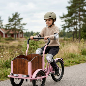 CHANTY Children's Helmet + Protection Set – Sand Beige