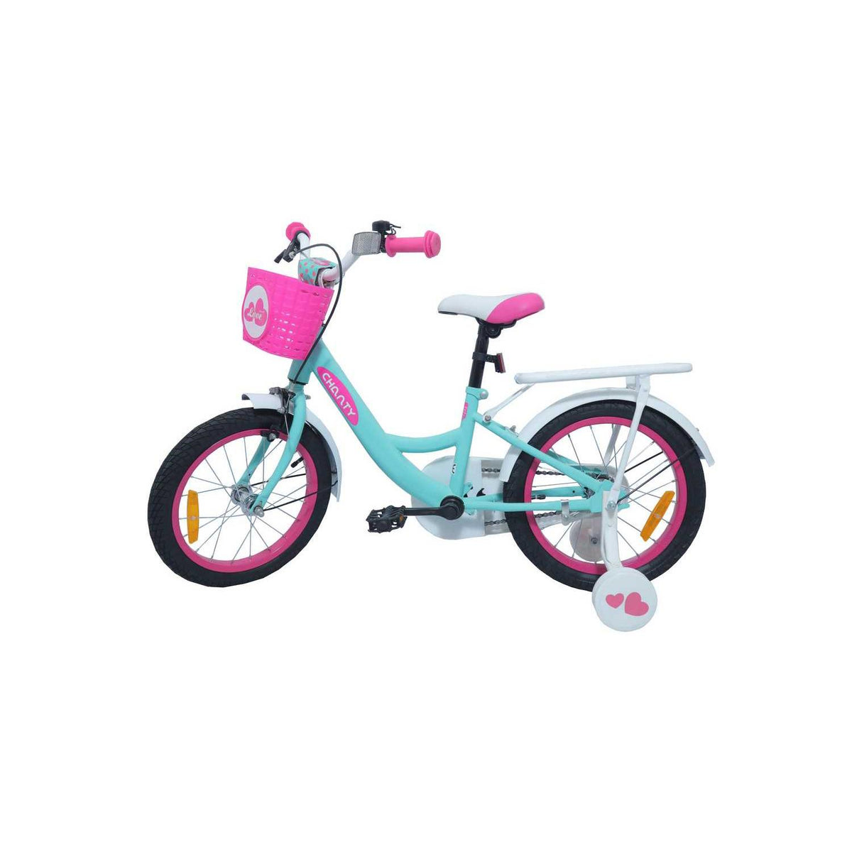 CHANTY Love 16" Mintgrøn Børnecykel | Piger |