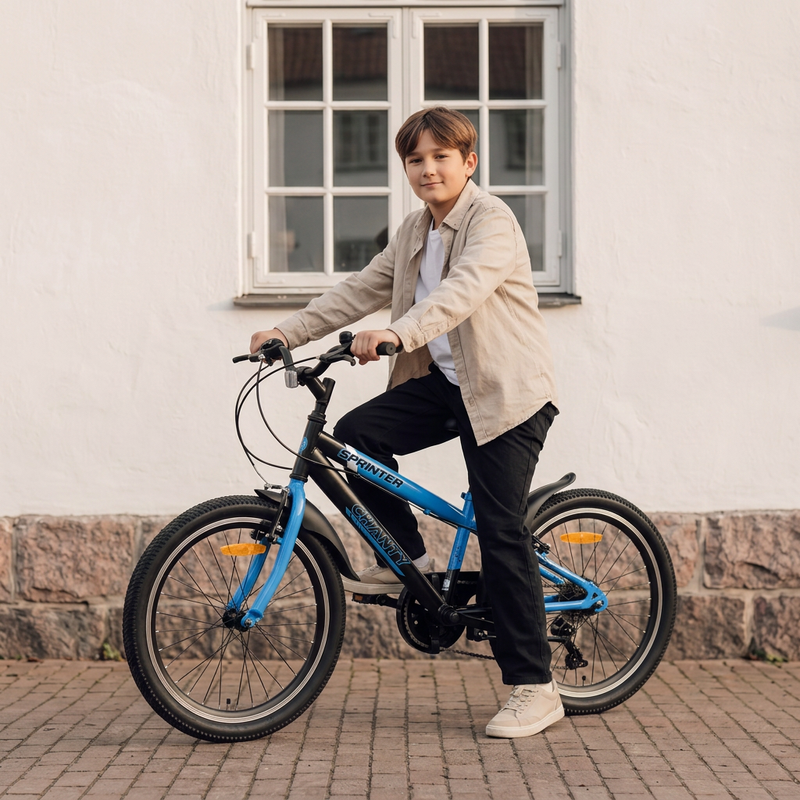 CHANTY Sprinter 26" Blue Boys' Bike | 7 Gears |