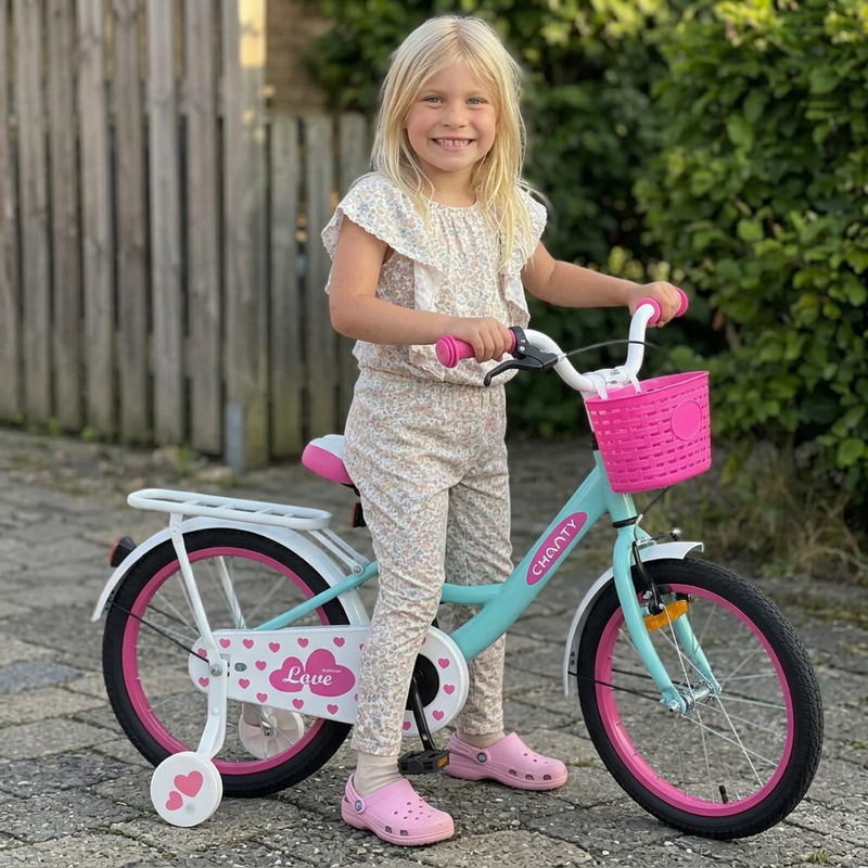 CHANTY Love 16" Mint Green Children's Bike | Girls |